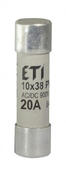 ETI Предохранитель CH 10x38 gR-PV 20A 900V (30kA) (арт.2625034) ETI Предохранитель CH 10x38 gR-PV 20A 900V (30kA) (арт.2625034)