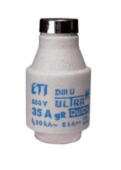 ETI Предохранитель DIIIUQ35A/500V gR (50 kA) (арт.4323001)