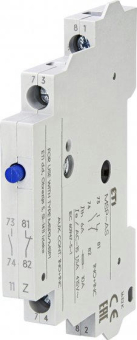 ETI Блок контактов (аварийный) MSP-AS (1НО+1НЗ, 3А 230V) (арт.4646617)
