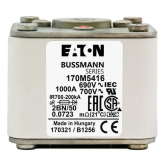 Быстродействующий предохранитель Cooper Bussmann 170M5438, 1250V 250.0A, AR 2BKN/80