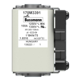 Быстродействующий предохранитель Cooper Bussmann 170M3391, 1250V 100.0A, AR 1*BKN/75