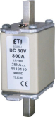 ETI Предохранитель NH-00 80V DC 800A (арт.4110110)