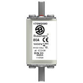 Быстродействующий предохранитель Cooper Bussmann 170M2680, 1000V 80.0A, AR DIN00