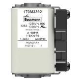 Быстродействующий предохранитель Cooper Bussmann 170M3392, 1250V 125.0A, AR 1*BKN/75