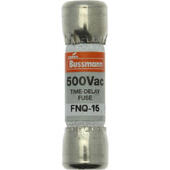 FNQ-15 предохранитель Bussmann 500VAC 15.0A, Time-Delay