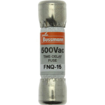 FNQ-15 предохранитель Bussmann 500VAC 15.0A, Time-Delay