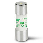 Предохранитель DF Electric 32A, цилиндрический c бойком 14x51 мм, aM, 500VAC Предохранитель DF Electric 32A, цилиндрический c бойком 14x51 мм, aM, 500VAC