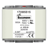 Быстродействующий предохранитель Cooper Bussmann 170M5515, 690V 900.0A, AR 2GN/50