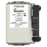 Быстродействующий предохранитель Cooper Bussmann 170M3390, 1250V 80.0A, AR 1*BKN/75