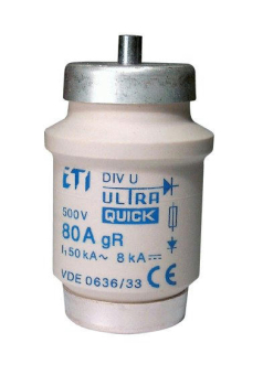 ETI Предохранитель DIVUQ80A/500V gR (50 kA) (арт.4324001)