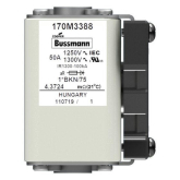 Быстродействующий предохранитель Cooper Bussmann 170M3388, 1250V 50.0A, AR 1*BKN/75