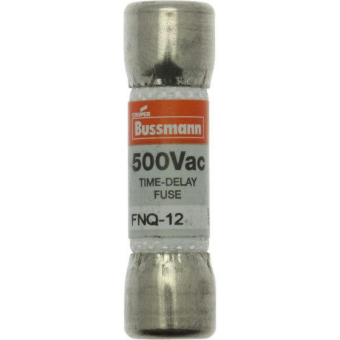 FNQ-12 предохранитель Bussmann 500VAC 12.0A, Time-Delay