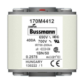 Быстродействующий предохранитель Cooper Bussmann 170M4412, 690V 400.0A, AR 1BN/50