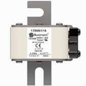 Быстродействующий предохранитель Bussmann 170M6116, 690В 1250.0А, AR квадратный