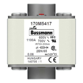 Быстродействующий предохранитель Cooper Bussmann 170M5417, 600V 1100.0A, AR