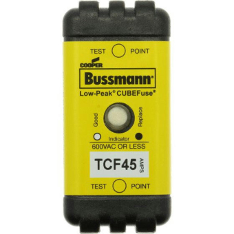 TCF45 предохранитель Bussmann 300VDC 45.0A, Time-Delay